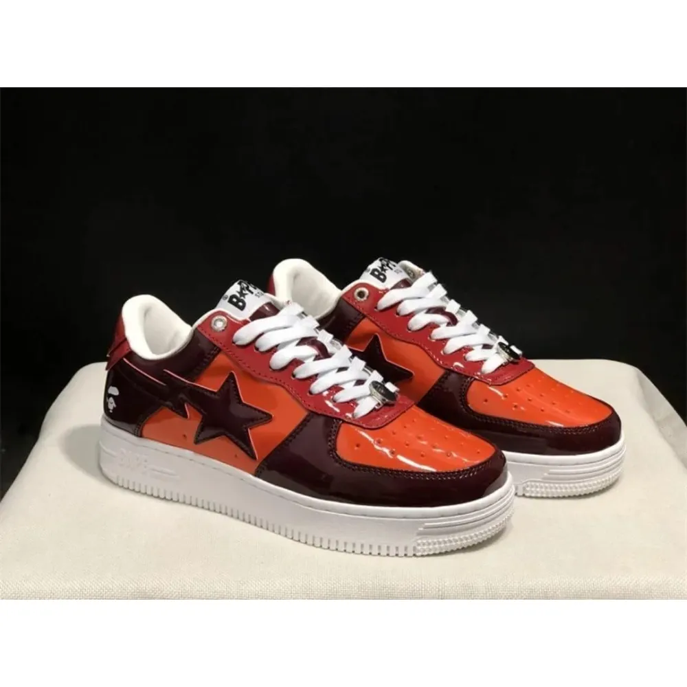 BAPE Bapesta Low Patent Leather